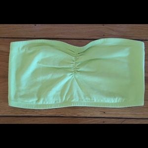 Vintage Mod Bandeau Strapless Bikini Top Swimsuit